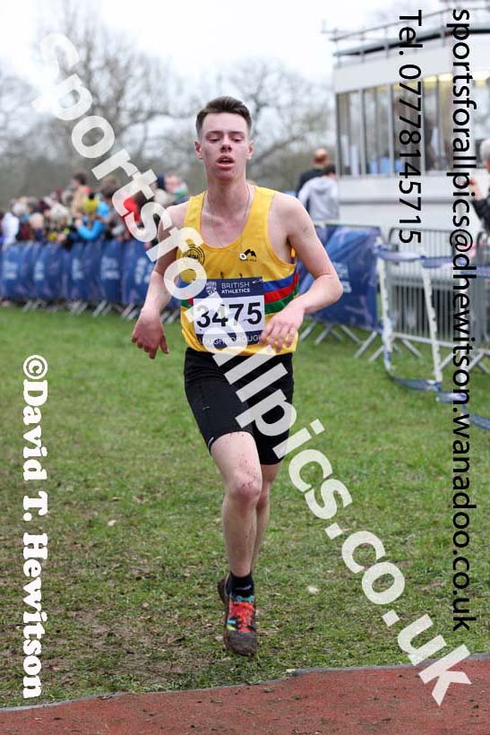 Mens under-17s Inter Counties Cross Country, Prestwold Hall, Loughborough. Photo: David T. Hewitson/Sports for All Pics